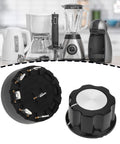Two Pack 6 Pin Rotary Switch For Small Household Appliances Five Speed Gear Selector M4190212230 Replacement Part For Power Mode And Function Control Unit, black plastic