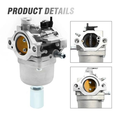 Carburetor Tune Up Kit For John Deere D100 D105 D110 LA105 LA115 LA125 E110 X120 X145 Lawn Tractors Replacement For Briggs And Stratton Seventeen Point Five HP Nineteen Point Five HP Twenty One HP Nikki 697203 792036 Easy Install close-up view