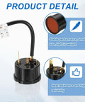 Three Pack Thermal Overload Protector For Refrigerators And Freezers 750W 1HP Two Pin Compressor Protection detailed view