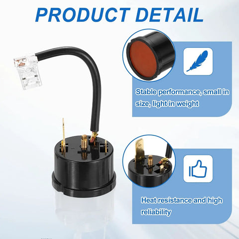 Three Pack Thermal Overload Protector For Refrigerators And Freezers 750W 1HP Two Pin Compressor Protection detailed view
