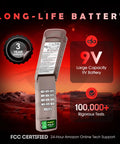 Universal Wireless Garage Door Opener Keypad That Just Works With Chamberlain Craftsman Sears Openers; long-life battery image.