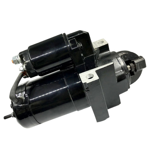 Beefy Marine Starter for Mercruiser and Volvo Penta Engines 3.0L to 6.2L, visible in black casing, SAE J1171 19715 replacement