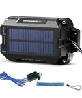 Trailer Brake Controller Kit With Solar Panel 12V 3Ah LiFePO4 Battery Breakaway Kit LED Indicator Weatherproof IP65