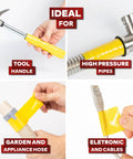 Go To Self Fusing Silicone Tape Pro Yellow 1.5 Inch By 15 Feet Thick 30 Mil Non Adhesive Repair Tape sealing various items