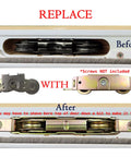 Sliding Patio Door Roller Assembly For One And One Quarter Inch Steel Ball Bearing With Side Adjustment Replacement Kit in use