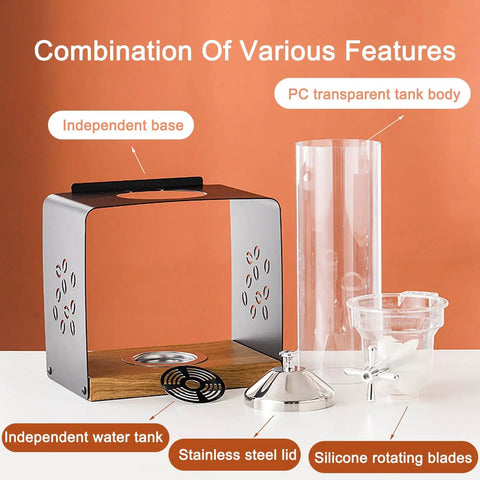 Triple Compartment Cereal Dispenser Countertop Organizer For Grains Nuts Candy And Coffee Beans Solid Wood Base with steel lid, clear PC bucket components