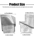 Two Piece Stretch Belt Removal and Installation Tool Kit for Cars, Trucks, Carts, Trolleys and Other Vehicles, dimensions shown
