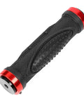Universal Camera Handle Grip Mount With 1/4 Inch Screw for DSLR Camcorder with black ergonomic grip and red metal ends.