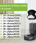 Visual of Must Have 22 Pack Replacement Vacuum Bags For Roomba I7 I7 Plus I8 I8 Plus I1 I1 Plus I3 I3 Plus I4 I4 Plus I6 I6 Plus J7 J7 Plus J8 S9 S9 Plus With Clean Base Automatic Dirt Disposal Bags For Easy Cleaning
