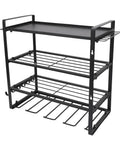 Heavy Duty Wall Mounted Power Tool Organizer Rock Solid Drill Holder Killer Garage Rack with extra hooks for tools
