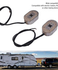 Two Pack 12V Electric Trailer Brake Magnets Replacement for RV, Beefed Up Braking Efficiency and Long Lasting Performance, Durable Metal Construction, Fits 12 Inch Trailer Brakes, Great for Safer Tows with RV and SUV setup