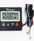 Universal 6V And 12V Game Feeder Digital Timer with cords and display showing 12:00 for hunters.