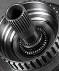 Two Pack NTA3244 2TRA Thrust Needle Roller Bearings With Washers, steel gears and bearings close-up for mechanical applications