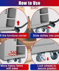 How to use Essential Heavy Duty Furniture Movers Dolly Set for safe lifting and moving of heavy items effortlessly.