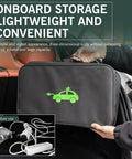 Waterproof EV Charging Cable Organizer Bag That Keeps Your Stash Shipshape With A Street Smart Rectangle Design Built Tough For Cars Trucks And Hassle Free Garage Storage, 18 x 10.7 x 4.7 inches.