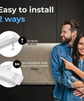 Hand Wave Activated Under Cabinet Led Lighting Kit Dimmable 12 Pack 12 Inch Lights Touchless Dimming Control installation.