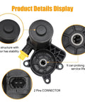 Left And Right Electric Parking Brake Actuator Motor With Sealing Rings For Ford Edge Fusion Escape Lincoln MKC MKX MKZ 2013 2014 2015 2016 2017 2018 Replace DG9Z2B712A DG9Z2B713A Easy Install Plug And Play Direct Fit, close-up details of actuator components and connectors.