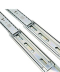 Two One 45mm Full Extension Push To Open Ball Bearing Drawer Slides For Kitchen And Bedroom Furniture Drawers
