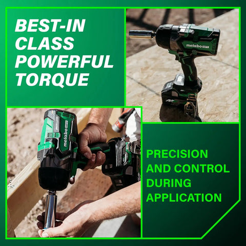 36V Cordless Brushless High Torque Half Inch Impact Wrench With Beast Mode Power in workshop setting