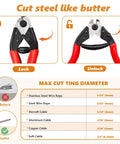 Universal Bike Brake Cable Kit And Housing Replacement Set with stainless steel cable cutter, lock and unlock mechanism shown.