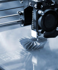 3D printer creating an object using 2GT Timing Belt Closed Loop For 3D Printer, 6mm Wide By 250mm Long, 125 Teeth, Reinforced Rubber With Fiberglass.