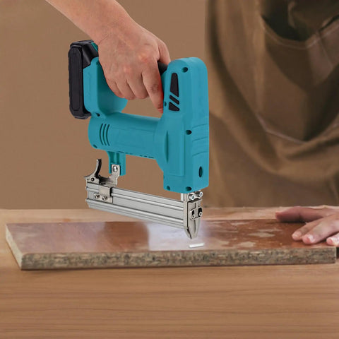 Top Shelf Cordless Brad Nailer 100W Copper Motor Shoots Smooth At 80 Nails Per Minute Rust Resistant Tip Complete Pro Rig With Charger And Tough Case Rock Solid Choice For Woodworking Carpentry And Upholstery Jobs