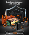 12V 100Ah LiFePO4 Trolling Battery With SOC Display And Bluetooth Upgrade Two Point Zero 100A BMS testing process image
