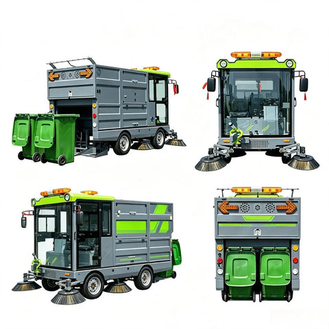 Heavy Duty Large Area Floor Sweeper Machine Industrial Cleaning Equipment For Warehouse Factory Use Powerful Brush System Covers Huge Spaces Efficiently And Quickly