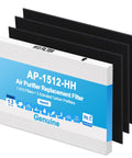 AP-1512HH Replacement Filter Set For Coway Airmega Purifiers With One True HEPA Filter And Three Activated Carbon Pre-Filters