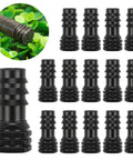 DIY Ready 1/2 Inch Drip Irrigation End Cap Kit with 15 Barbed End Plugs for 1/2 Inch Tubing 13mm ID Barbed Connectors