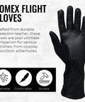 Heat Resistant Leather Work Gloves for Men and Women, Soft Sheepskin Protective Gloves for Outdoor Tasks, Driving, Gardening.