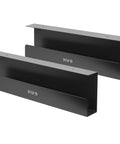 Under Desk 17 Inch Cable Management Trays, 2 Pack Black Cord Organizer For Power Strips And Wires