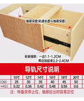 Thickened Drawer Track Slides With Dope Dual Rails For Ultra Smooth Sliding On Computer Desks Keyboard Trays 20 Inch Length