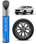 Gray Charcoal Wheel Scratch Repair Pen For Honda Vehicles with a Honda SUV and alloy rim