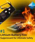 Lithium-Ion Fire Suppressant Aerosol With Patented AVD Technology For Home Garage And Office, Go-To Compact Spray