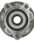 Front view of Front Wheel Hub Bearing Assembly With Abs Replacement For Toyota Corolla 2019 To 2024 Prius 2016 To 2022 Two Piece Set
