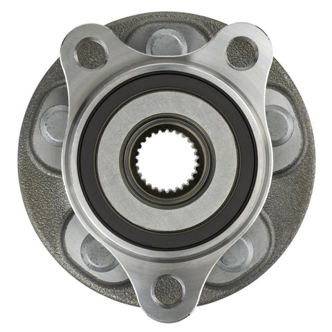 Front view of Front Wheel Hub Bearing Assembly With Abs Replacement For Toyota Corolla 2019 To 2024 Prius 2016 To 2022 Two Piece Set