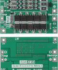No Fuss Plug And Play 3S 60A Balance Charger Panel for 18650 Lithium Cell Packs, with control circuits for charging.