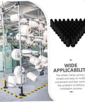 40 Pcs Executive Chair Caster Wheel Sleeves Durable Nylon Rubber Covers alongside industrial machines in factory
