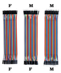 Solderless Breadboard Jumper Wires Kit For Electronics Prototyping With 400 And 830 Tie Point Boards, 126 Pieces Ribbon Cables