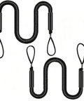 Dock Line For Shore Docking With Bungee Mooring Rope Double Loop Ends For Kayak And Dinghy 6 Ft Tie Up Rope For Small Watercraft