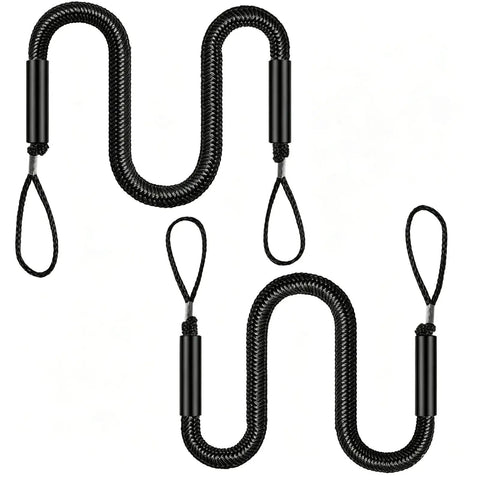 Dock Line For Shore Docking With Bungee Mooring Rope Double Loop Ends For Kayak And Dinghy 6 Ft Tie Up Rope For Small Watercraft