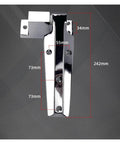 Heavy Duty Door Hinge Lift For Industrial Equipment Hardware Part One Color with measurements, built tough, smooth action