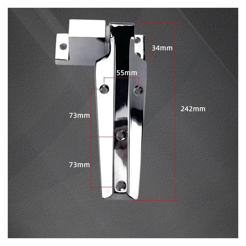 Heavy Duty Door Hinge Lift For Industrial Equipment Hardware Part One Color with measurements, built tough, smooth action