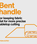 8 Inch Bent Forged Stainless Steel Fabric And Sewing Scissors For Denim Silk And Multiple Layer Materials Heavy Duty Pro Grade Precision Ground Blades Great For Crafting And Seamstress Projects bent handle for keeping fabric flat during tabletop cutting