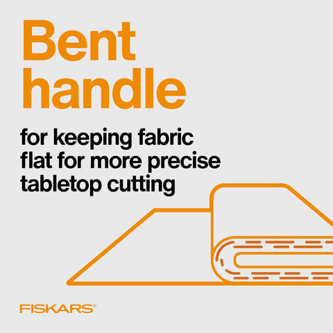 8 Inch Bent Forged Stainless Steel Fabric And Sewing Scissors For Denim Silk And Multiple Layer Materials Heavy Duty Pro Grade Precision Ground Blades Great For Crafting And Seamstress Projects bent handle for keeping fabric flat during tabletop cutting