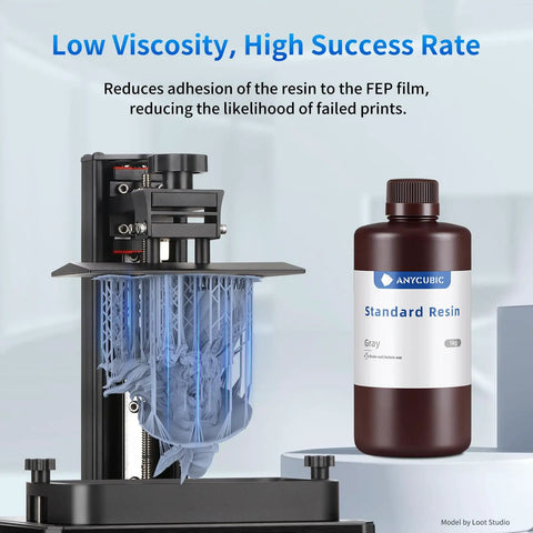 Top Shelf 3D Printer Resin In Smooth Grey Finish Hella Precise 405 Nm Uv Curing Formula For SlA Lcd Msla Machines Quick Cure With Low Shrinkage And Killer Surface Detail One Kilogram Pack