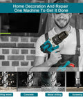 Cordless Drill Driver Set With Two Rechargeable 1500 Mah Batteries And Bright Led Work Light Plus Heavy Duty Carry Case For No Hassle Home Diy Fixes And Fast Weekend Hustles Built To Handle The Grind in use.