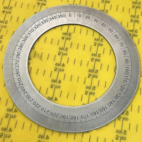 Built Tough Stainless Steel Lathe Dial Measuring Disc With Smooth Zero Drag Rotation And Rust Resistant Surface For Real Deal Shop Accuracy Across Standard Diameter Sizes