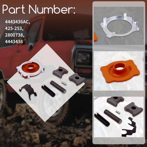 Dodge Steering Shaft Coupler Rebuild Kit for 1964 Through 1982 A Body B Body C Body F Body E Body Cars and 64 Through 82 Trucks and Vans DIY Friendly Repair Kit Delivers A Tight Fit And Smooth Steering Replaces 425 253 4443436AC components